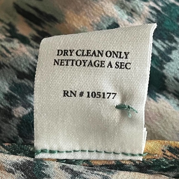 Ulla Johnson NWT 100% Silk Belted Pleated Floral Abstract Margot Shorts Size 4 - Picture 9 of 9